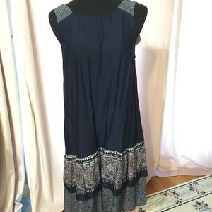 Ann Taylor Loft Navy Sundress M
